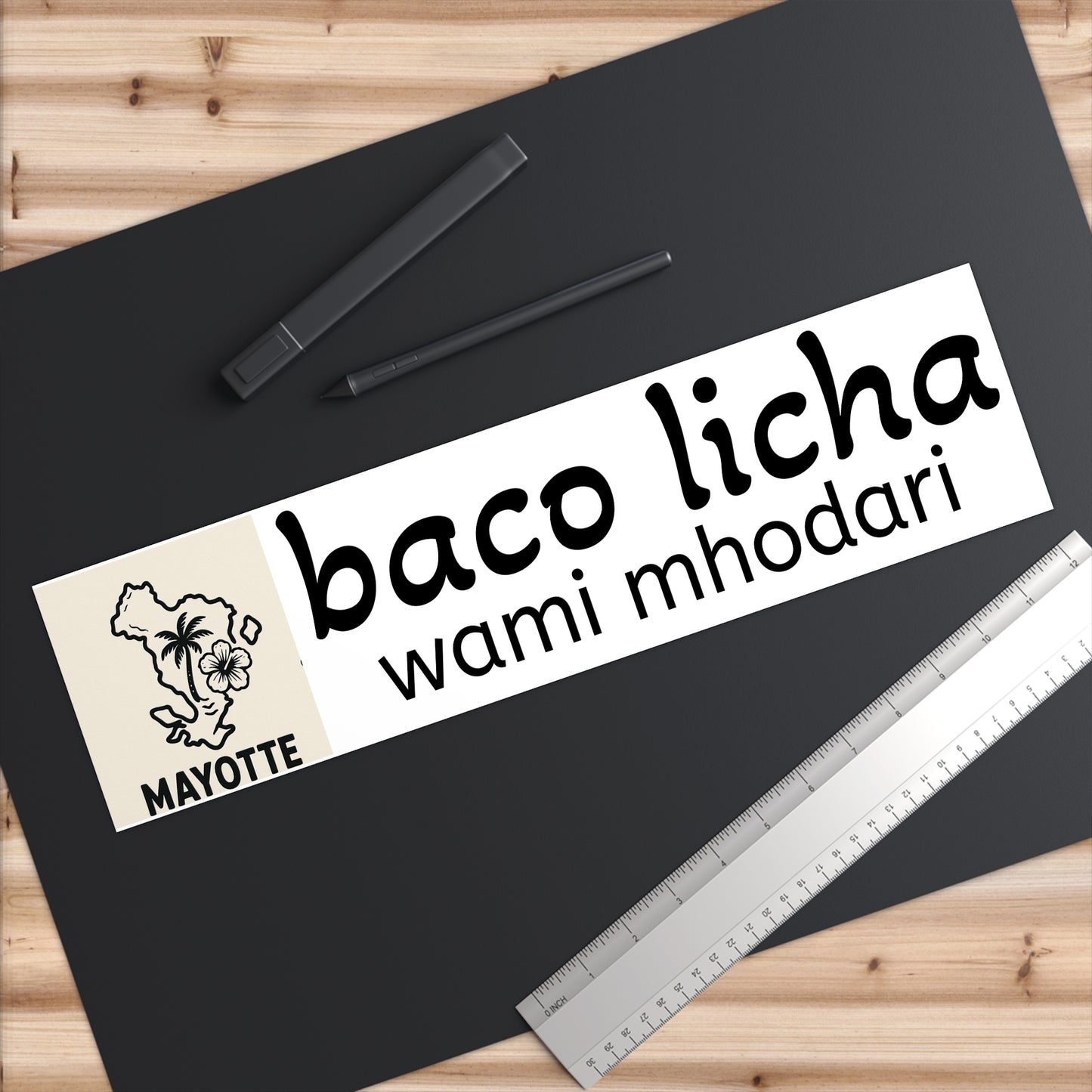 Sticker Mayotte – Baco Licha, Wami Mhodari