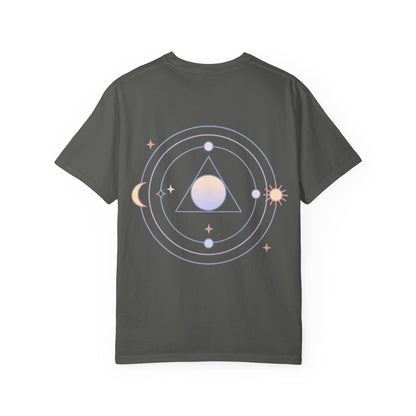 Cosmic Dreams T-Shirt, Unisex Space Tee, Celestial Graphic T-Shirt, Astrology Gift, Vintage-Inspired Apparel