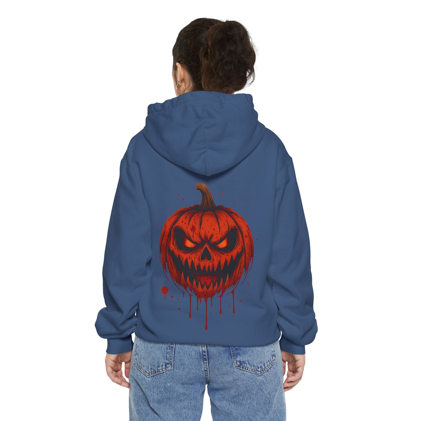 Hoodie “Bloody Pumpkin” – Evil Smile & Halloween Vibes