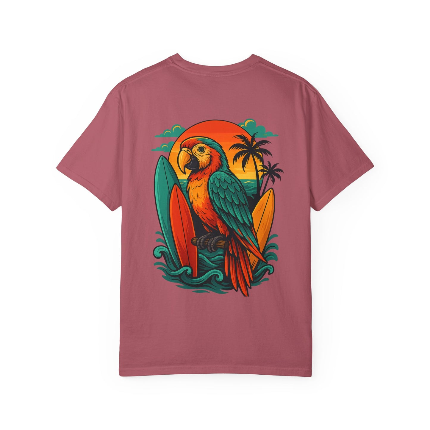 T-shirt unisexe “Perroquet surfeur”