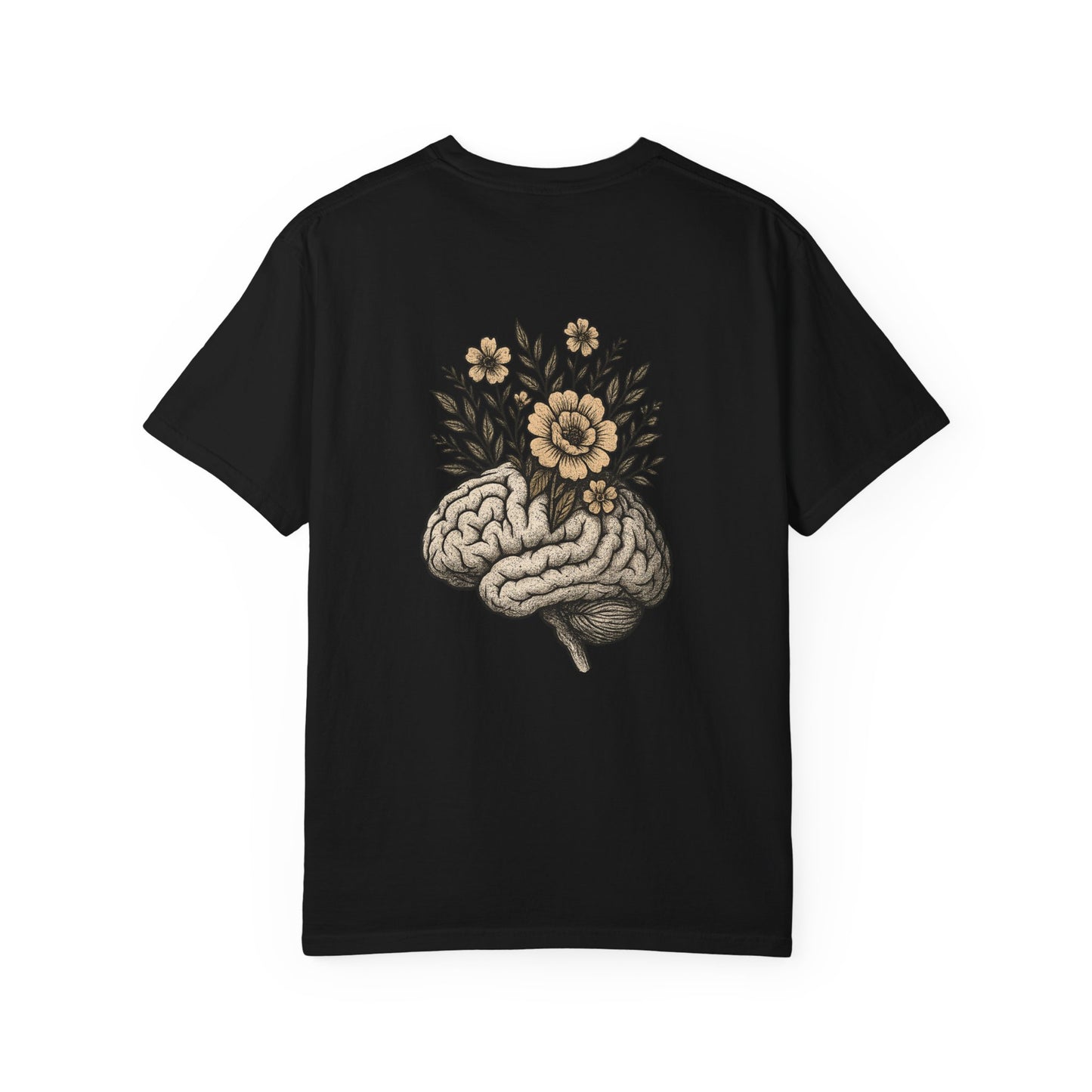 T-shirt esprit fleuri unisexe