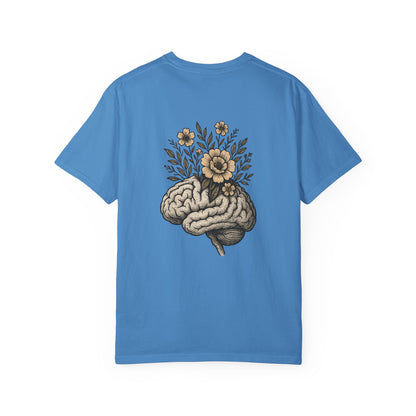 T-shirt esprit fleuri unisexe