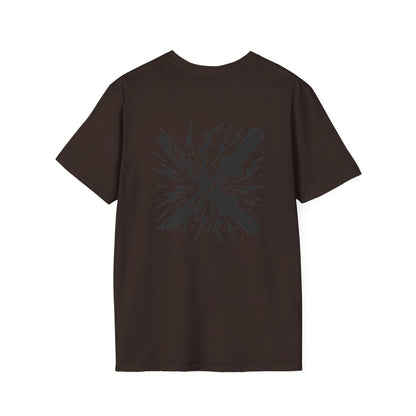 T-shirt graphique épée unisexe