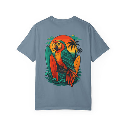 T-shirt unisexe “Perroquet surfeur”