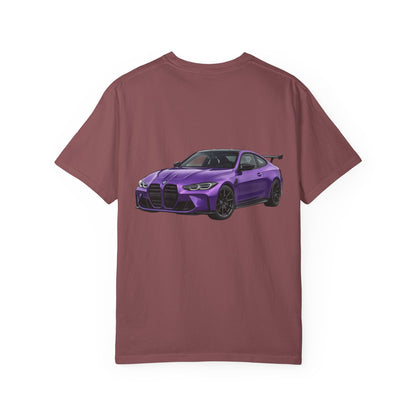 Purple Car Graphic T-Shirt, Unisex T-Shirt, Car Enthusiast Gift, Stylish Tee, Birthday Gift, Casual Wear