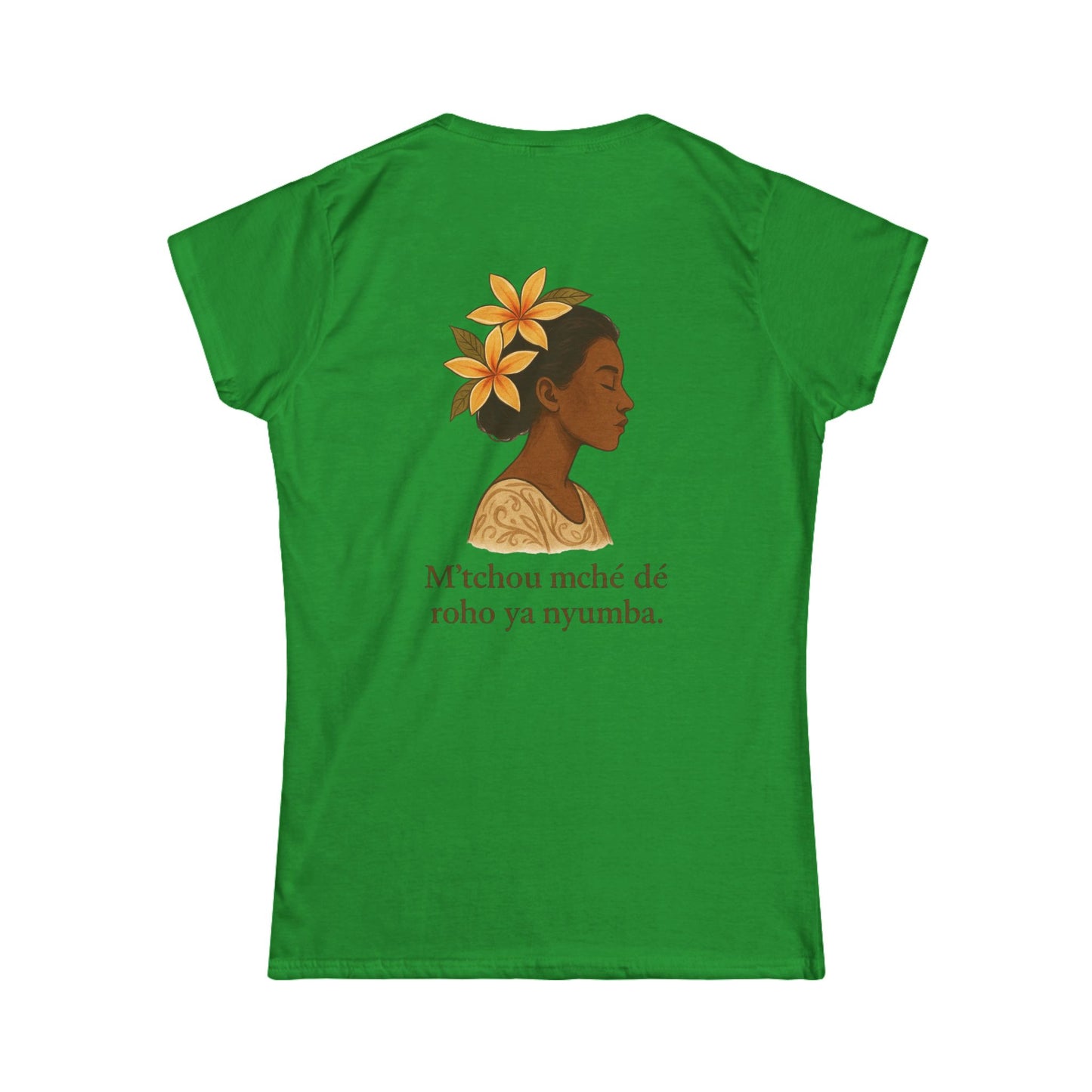 T-shirt graphique  floral unisexe