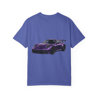 Purple Sports Car Graphic Tee | Unisex T-Shirt for Car Enthusiasts, Gift for Him/Her, Casual Wear, Car Lover Apparel