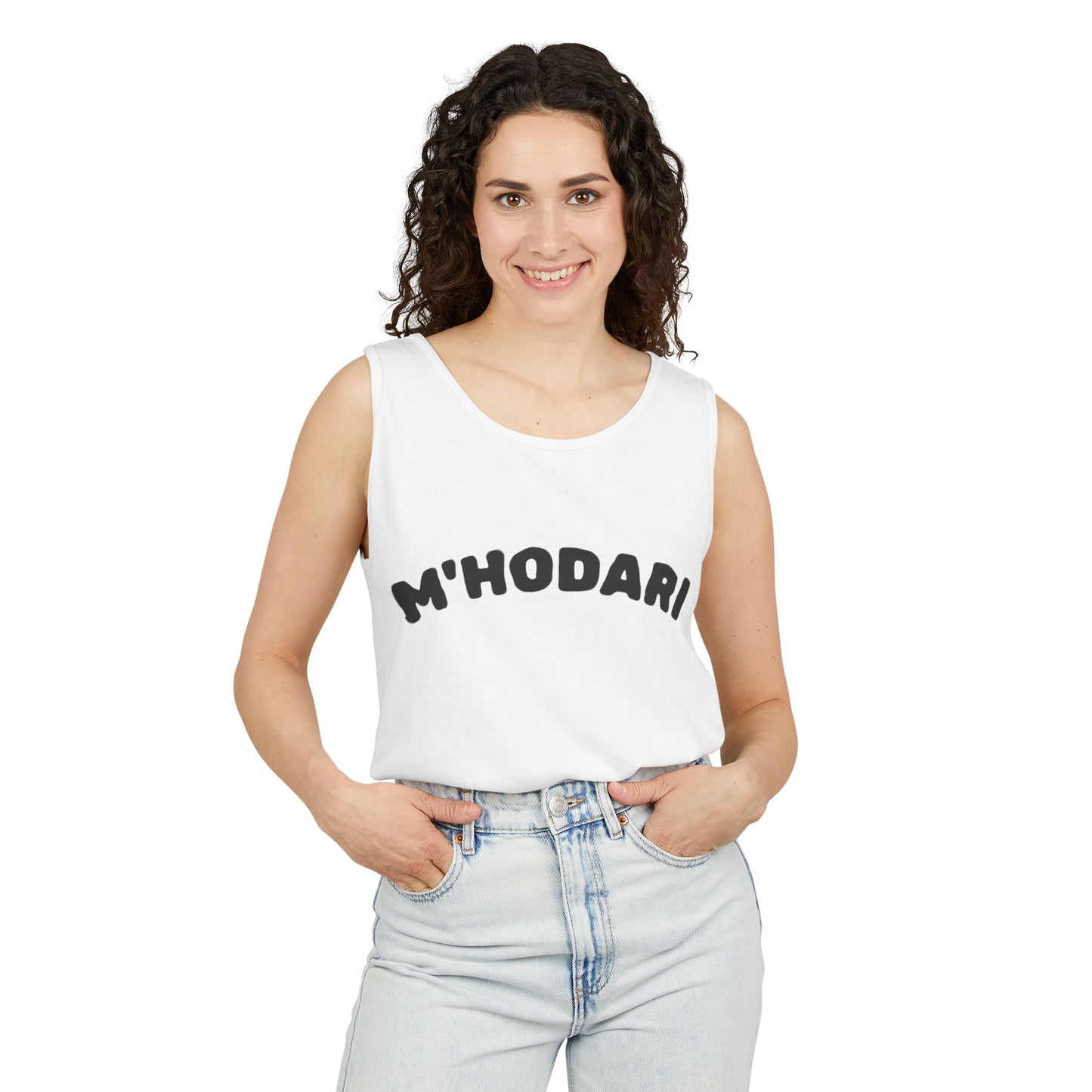Débardeur “M’Hodari” – Minimaliste & puissant | Esprit Mahorais
