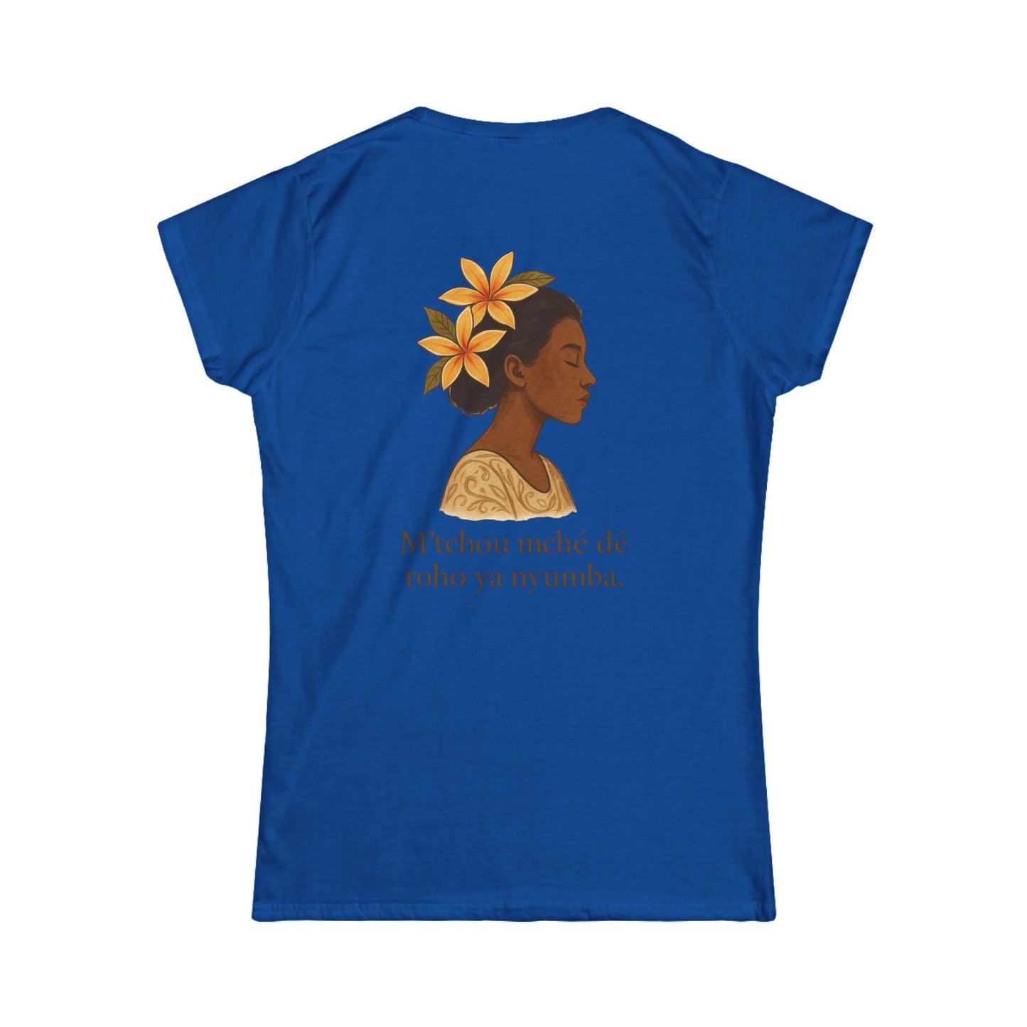 T-shirt graphique  floral unisexe