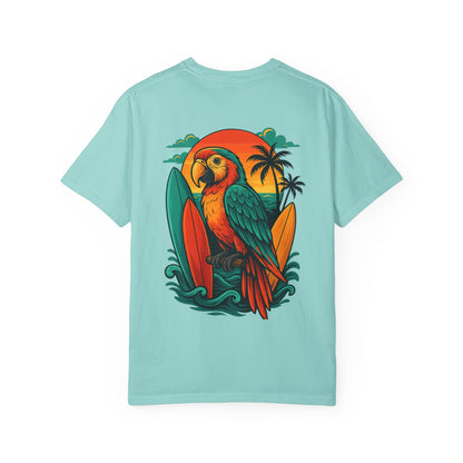 T-shirt unisexe “Perroquet surfeur”