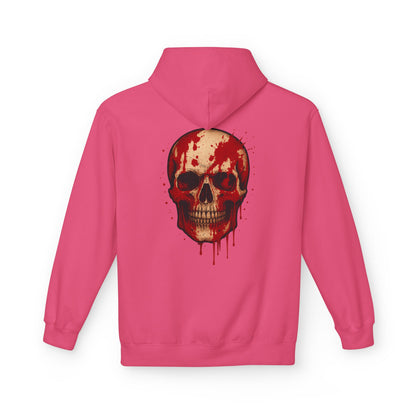 Hoodie “Bloody Skull” – crâne sanglant réaliste