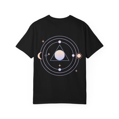 Cosmic Dreams T-Shirt, Unisex Space Tee, Celestial Graphic T-Shirt, Astrology Gift, Vintage-Inspired Apparel