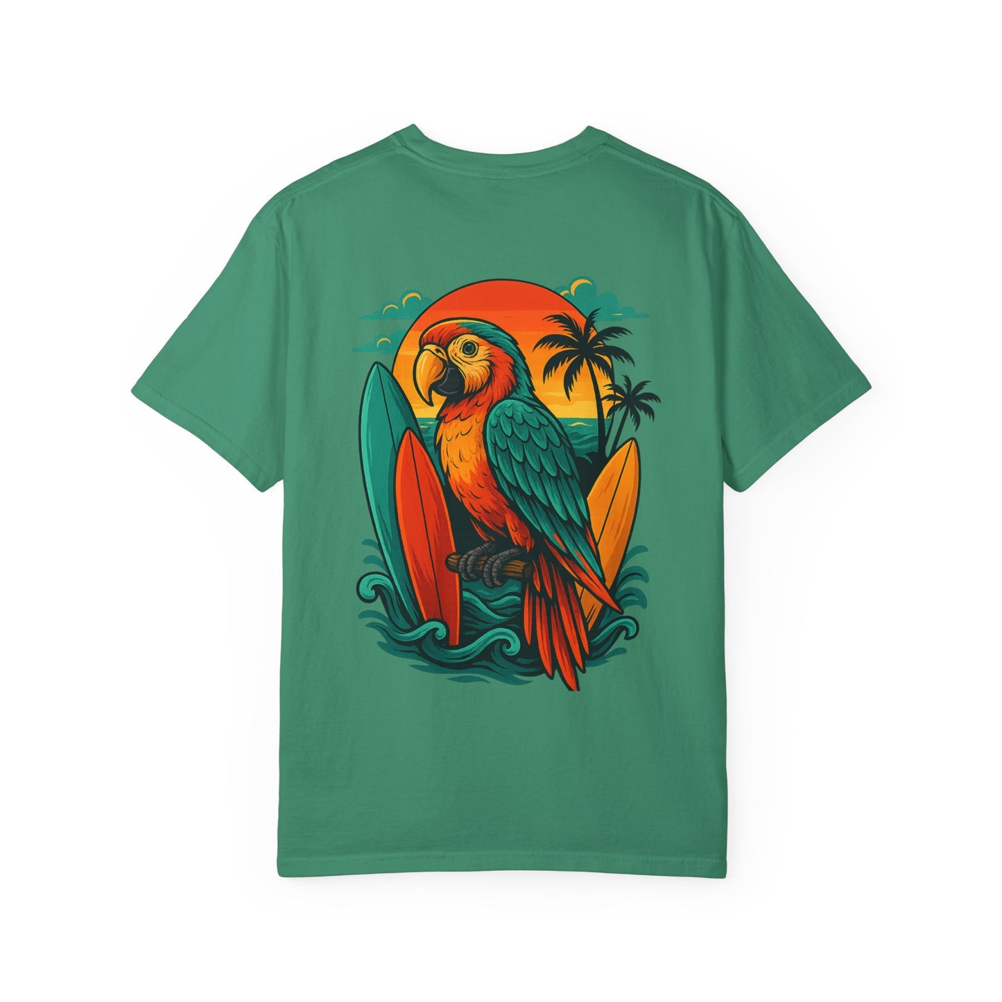 T-shirt unisexe “Perroquet surfeur”
