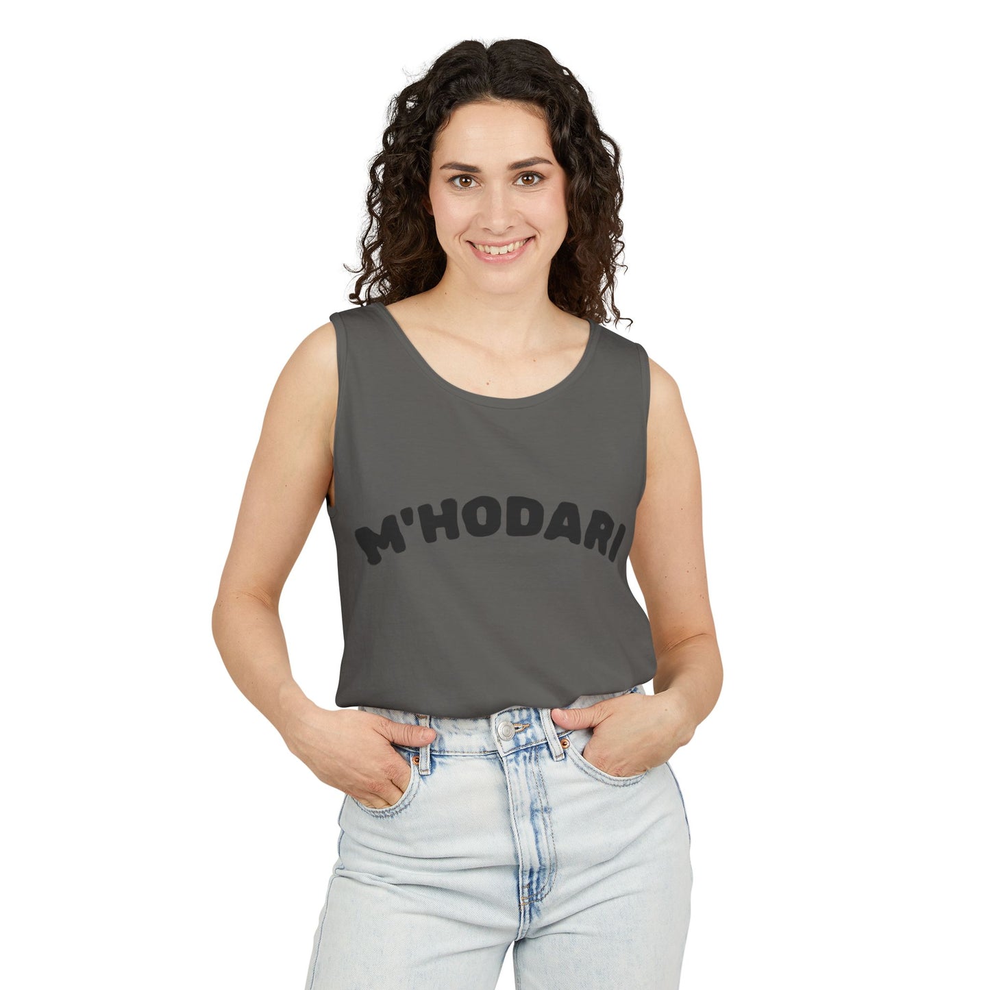 Débardeur “M’Hodari” – Minimaliste & puissant | Esprit Mahorais